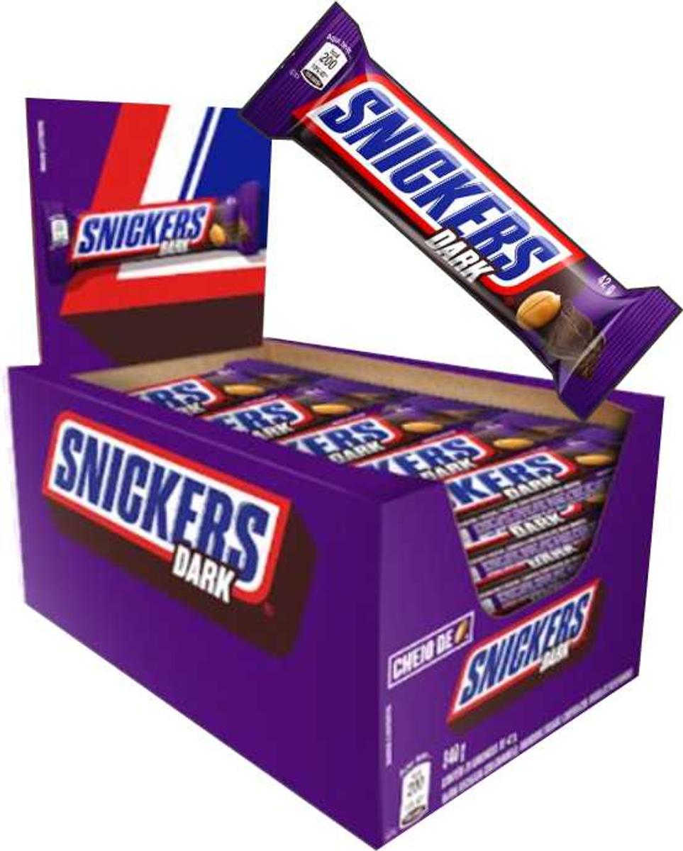 9795-CHOCOLATE SNICKERS DARK 42GR (GRD) 1X20X42GR