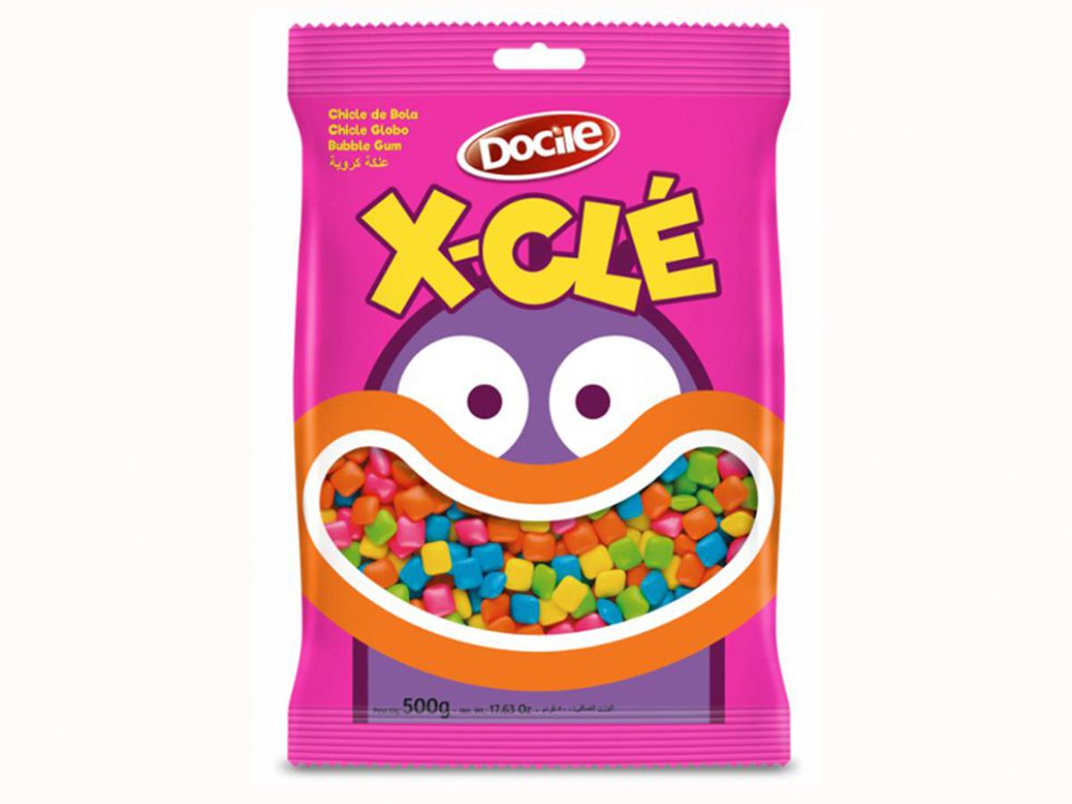 7493-DOCILE PCT 500GR X-CLE TUTTI FRUTTI SORTIDO 1X500GR