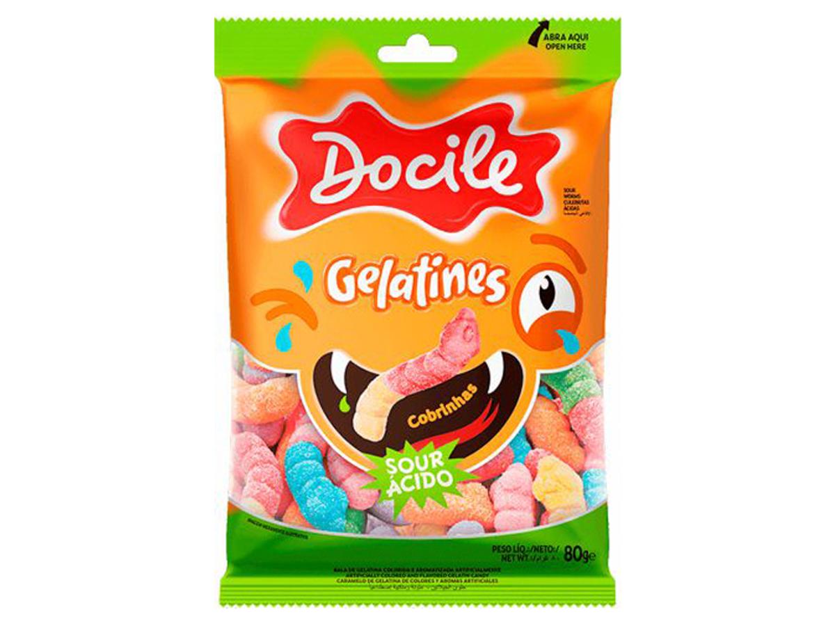 6923-DOCILE GELATINA COBRINHA CITRICAS 1X80GR