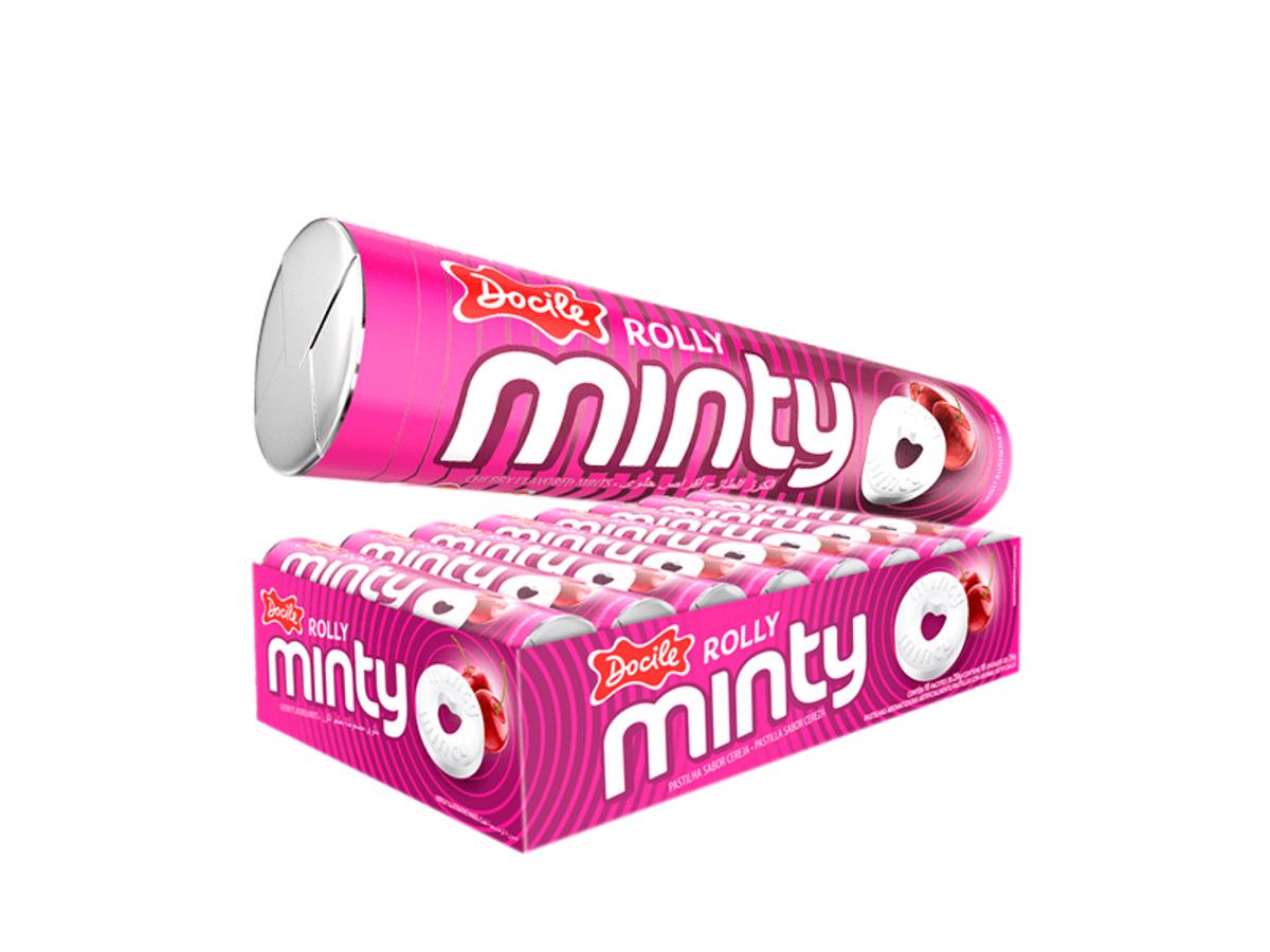 6982-DOCILE PAST. ROLLY MINTY CEREJA 1X16X29G