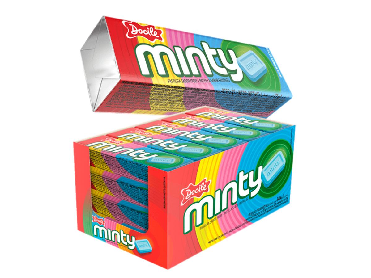 7611-DOCILE PAST. MINTY CX FRUIT 1X40X17GR