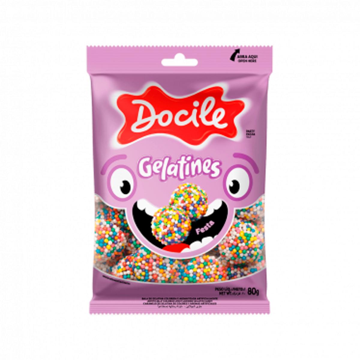 6917-DOCILE GELATINA BRIGADEIRO FESTA 1X80GR