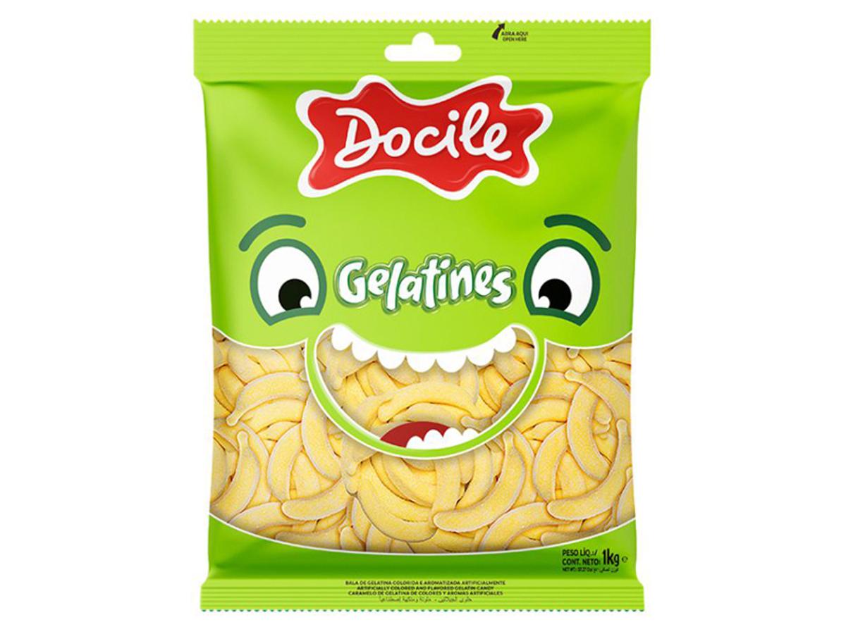 8056-DOCILE PCT 1KG GELATINA BANANA 1X1KG