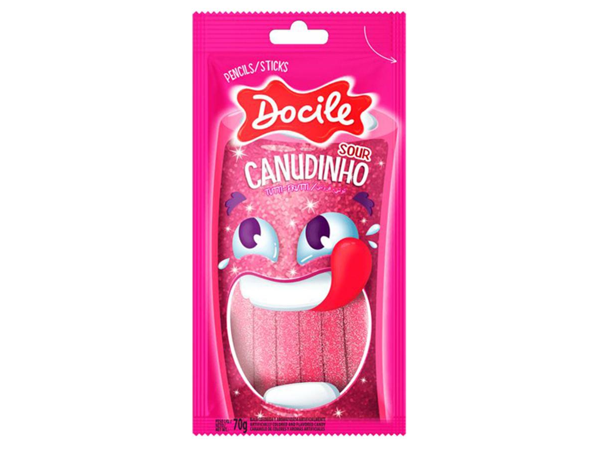 8492-DOCILE REGALIZ 70G CAN. TUTTI-FRUTTI 1X70GR