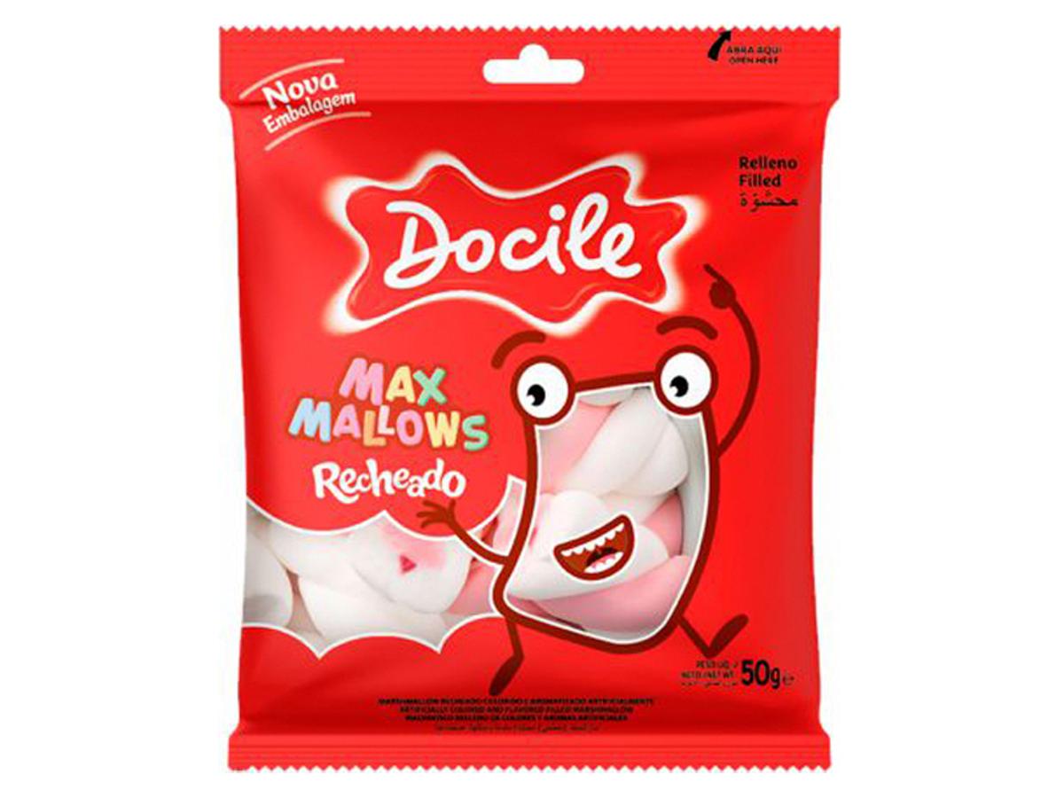 8700-DOCILE MARSHMALLOW 50G RECH. TWIST ROSA/BCO 1X50GR