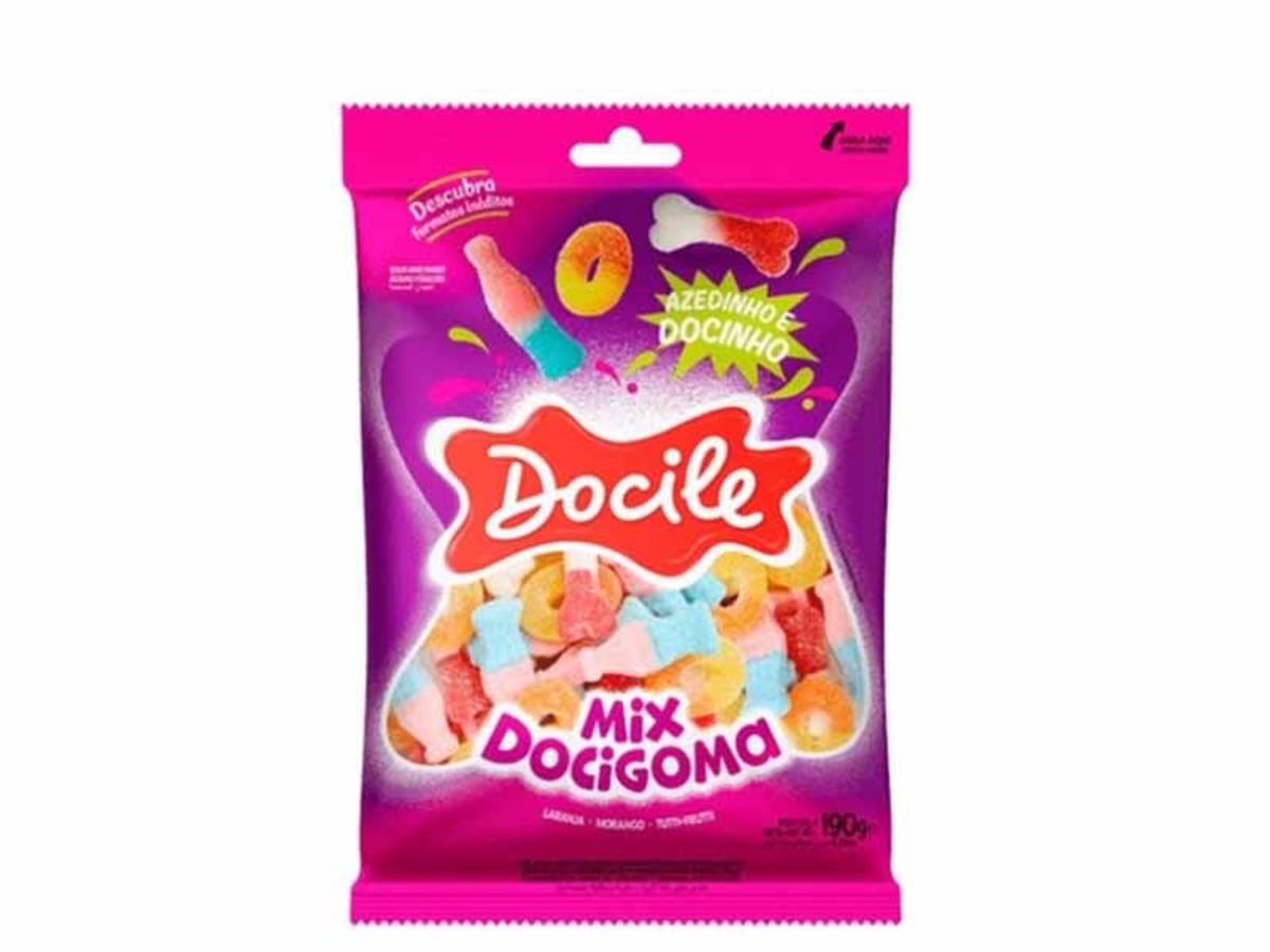 10007 -DOCILE GOMA 190G MIX AZEDINHA 1X190GR