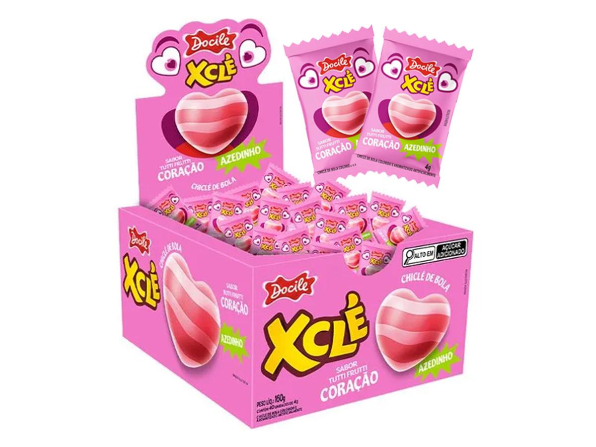 11073 - DOCILE CHICLE BOLA XCLE T. FRUTTI AZEDINHO 1X40X4GR