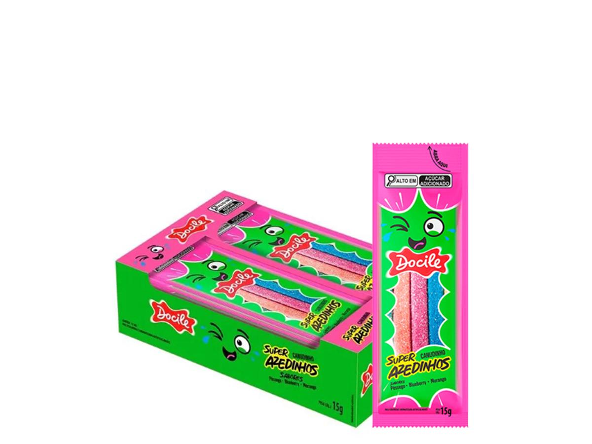 11224 - DOCILE DISP. GOMA SUPER AZEDINHOS 15GR 1X12X15GR