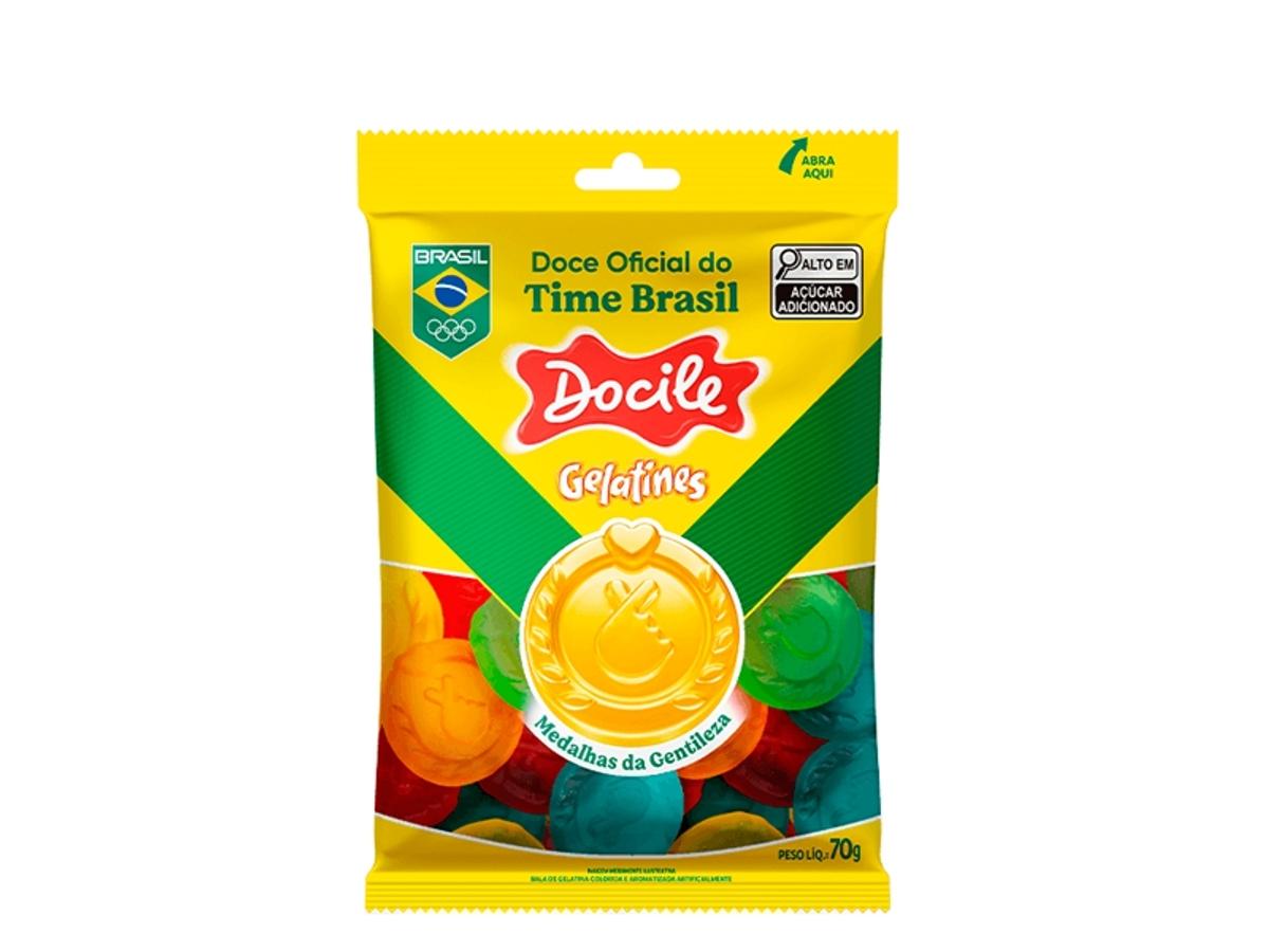 11167 - DOCILE GELATINA MEDALHAS DA GENTILEZA 1X70GR