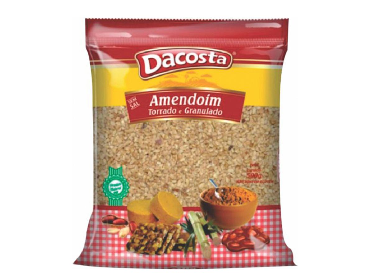 6971 - DACOSTA AMENDOIM TORRADO E GRANULADO 500GR