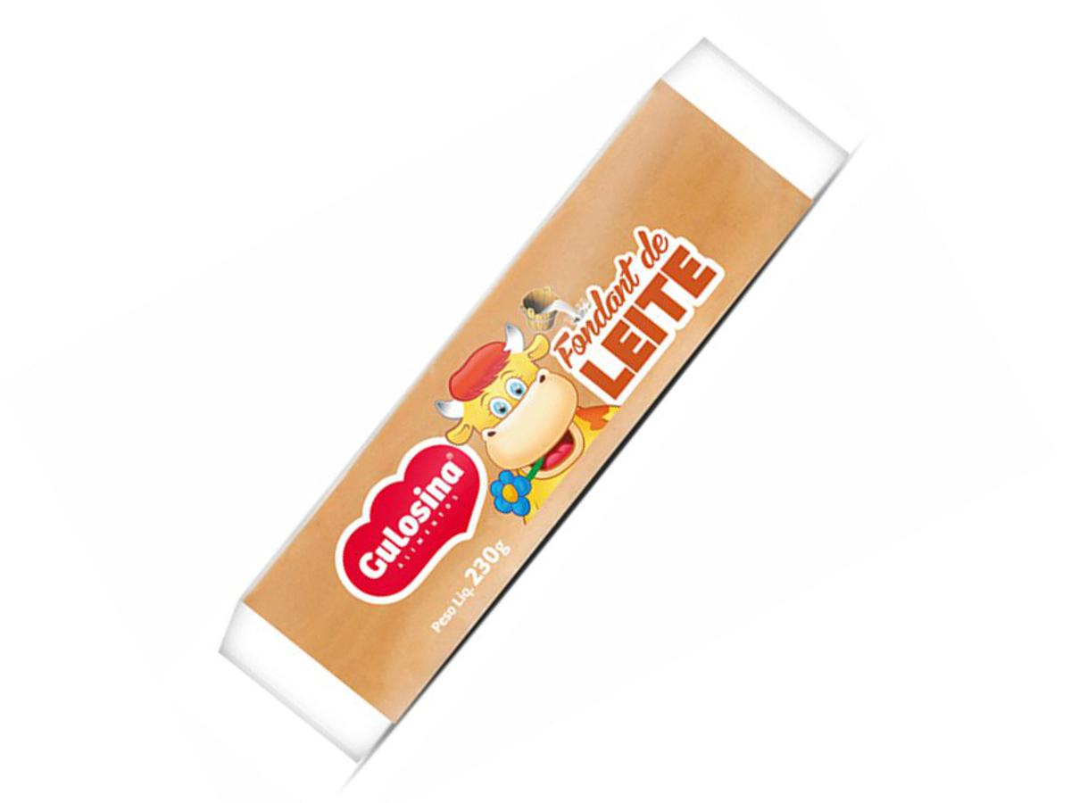 8411 - GULOSINA TABLETE FONDANT DE LEITE 230GR