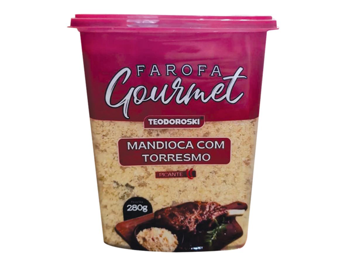 11100 - FAROFA GOURMET MANDIOCA COM TORRESMO PICANTE 1X280GR