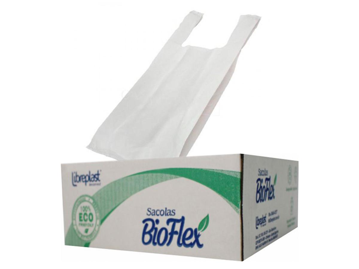 9759-SACOLA BIOFLEX BRANCA M 38CMX48CM 1X2,6KG