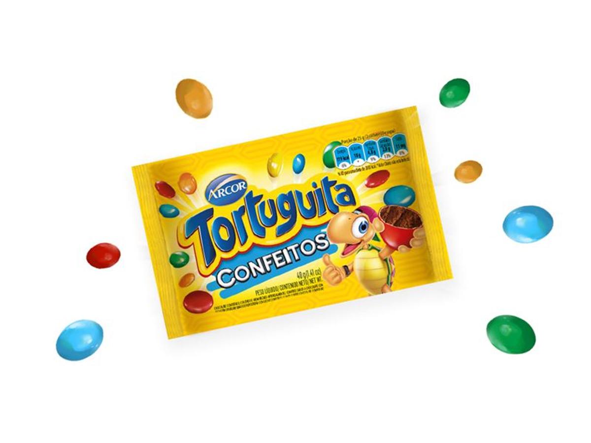 10257-CONFEITO TORTUGUITA 40GR 1X12X40GR