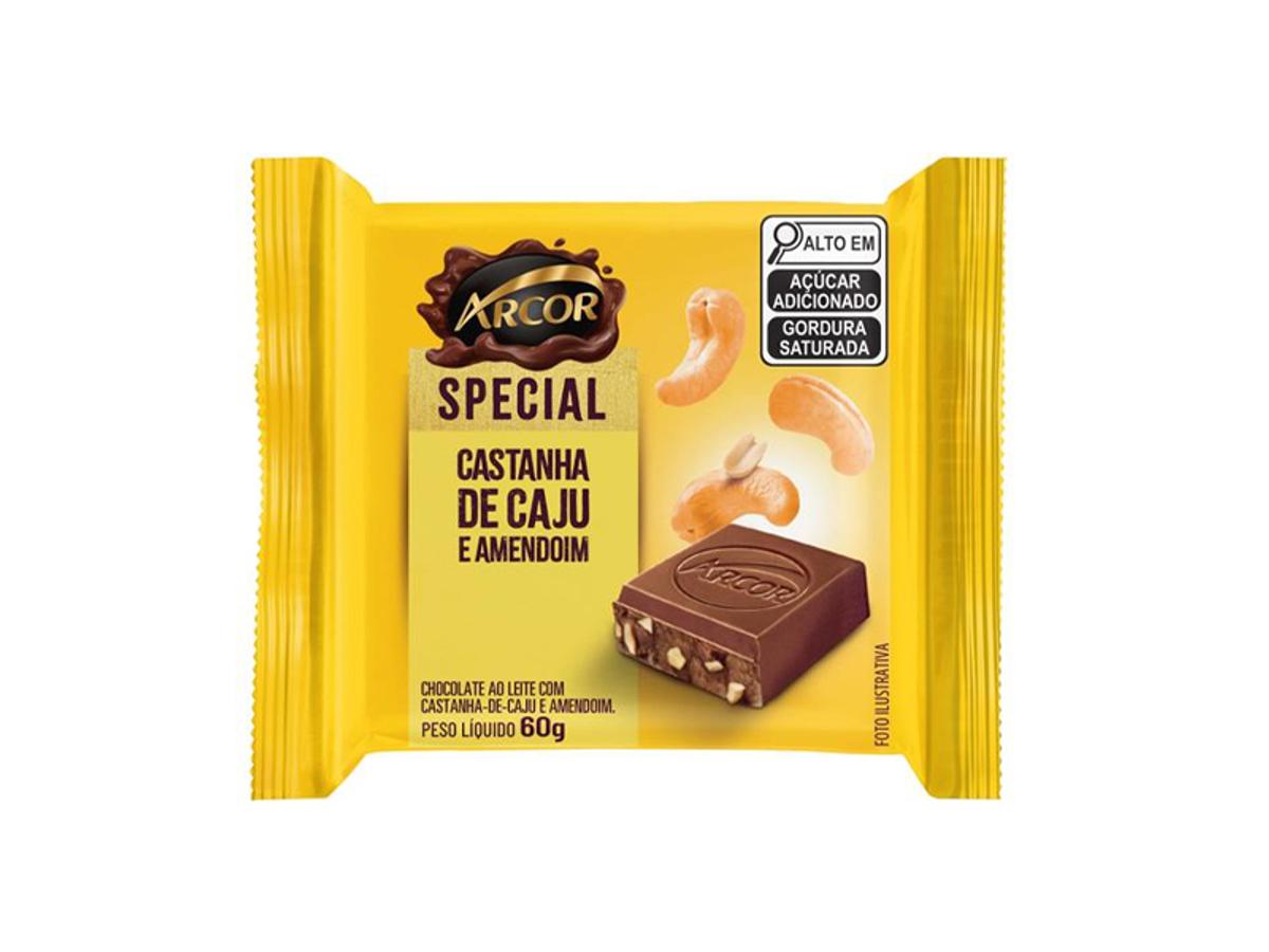 10864 - TABLETE ARCOR SPECIAL C. DE CAJU E AMEND. 1X12X60GR