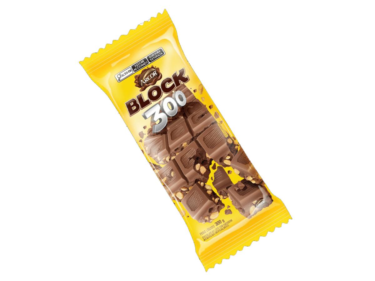 10996 - TABLETE ARCOR CHOC. BLOCK 300GR 1X300GR