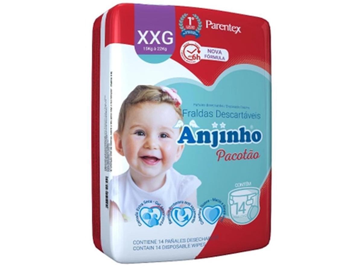 7524 - FRALDA ANJINHO PACOTAO XXG C/16 1X16UN
