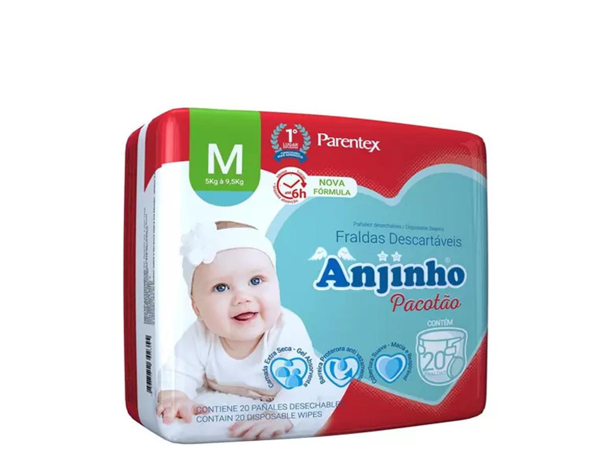 6232 - FRALDA ANJINHO PACOTÃO M C/22 1X22UN