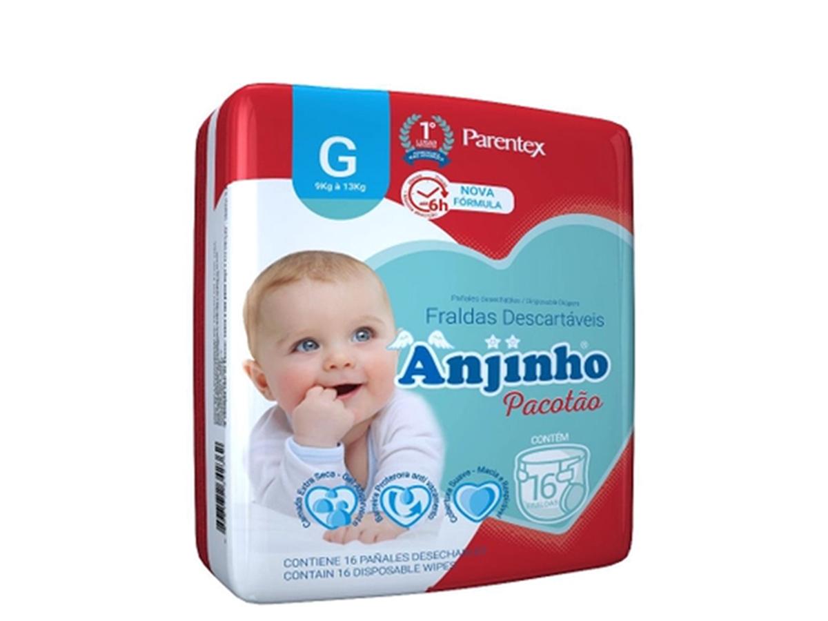 6233 - FRALDA ANJINHO PACOTAO G C/18 1X18UN
