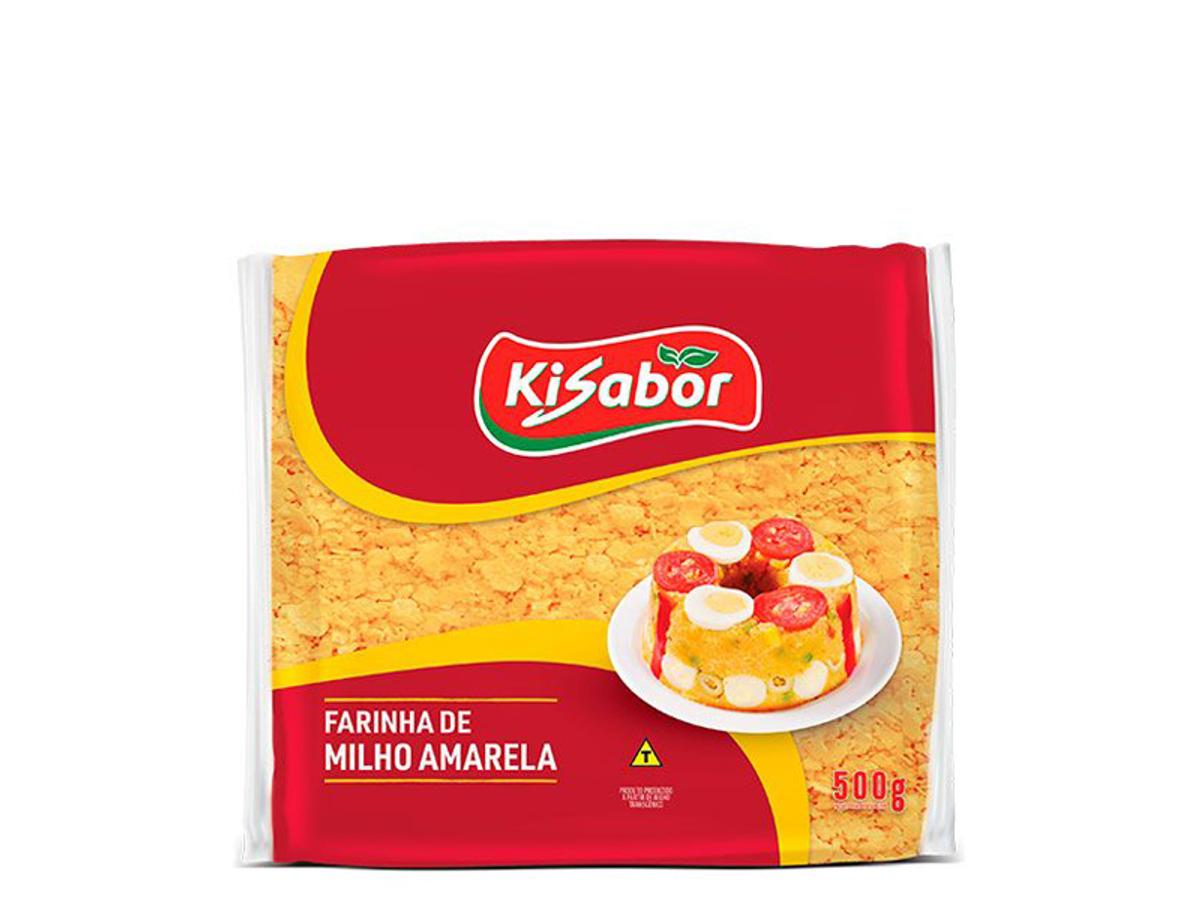 10178-KISABOR FARINHA MILHO AMARELA 500GR 1X500GR