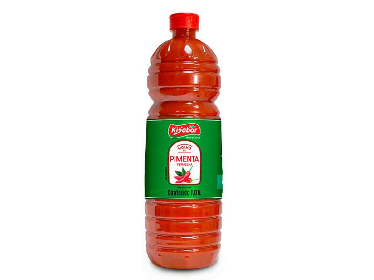 10200-KISABOR MOLHO PIMENTA VERMELHA 1,01LT 1X1,01LT