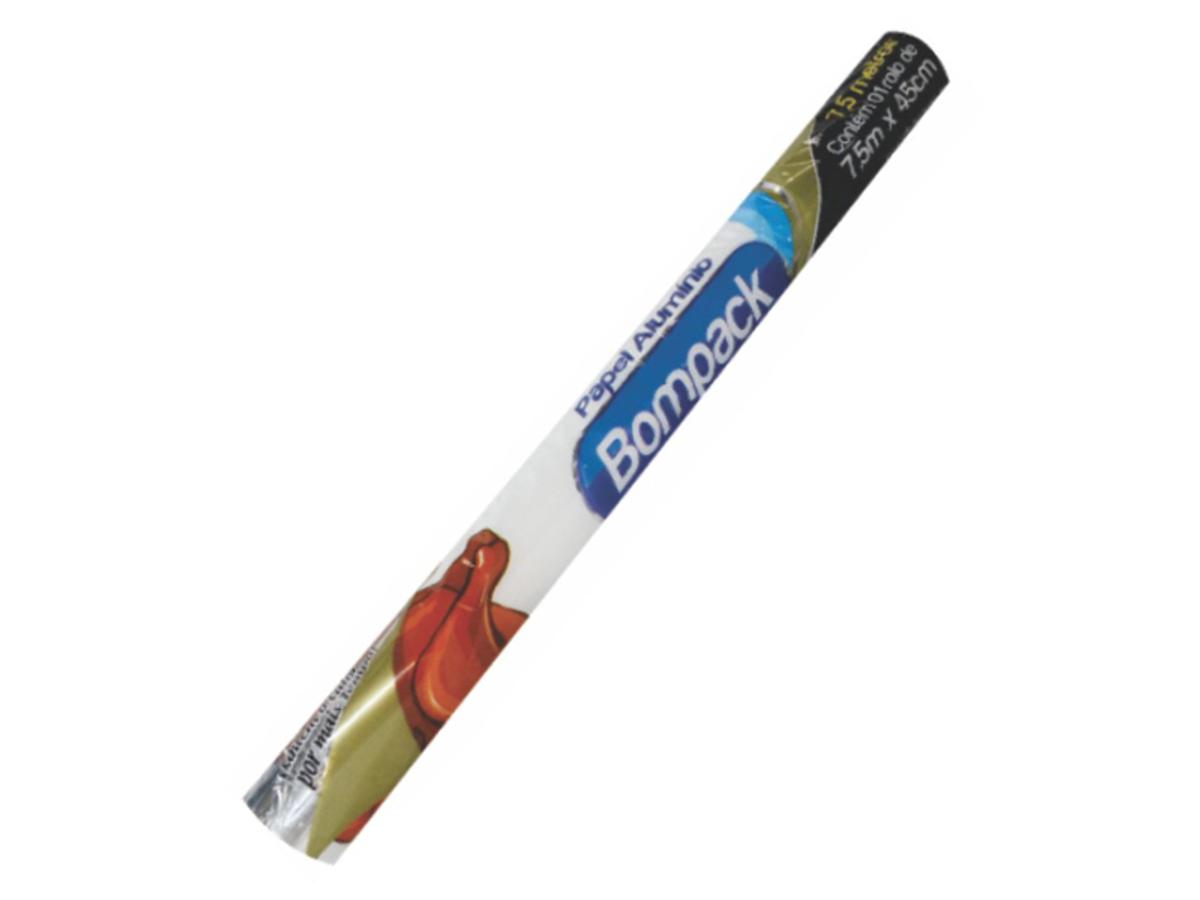 7125-ROLO PAPEL ALUMINIO BOMPACK 7,5MT 1X45X7,5MT