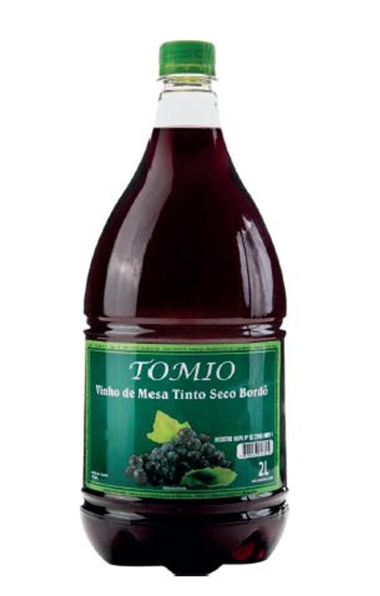 9704 - VINHO TOMIO PET TINTO SECO BORDO 2LT