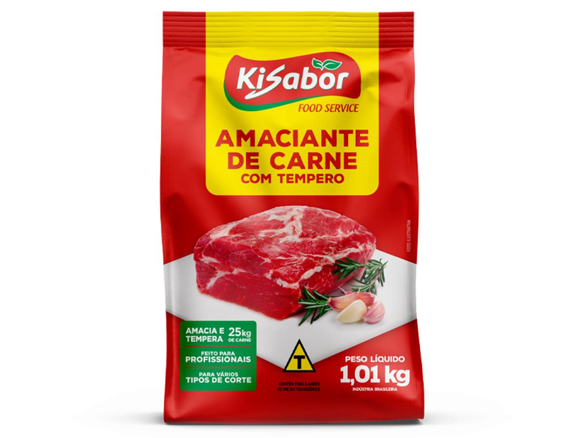 10208-KISABOR AMACIANTE CARNE COM TEMPERO 1,01KG