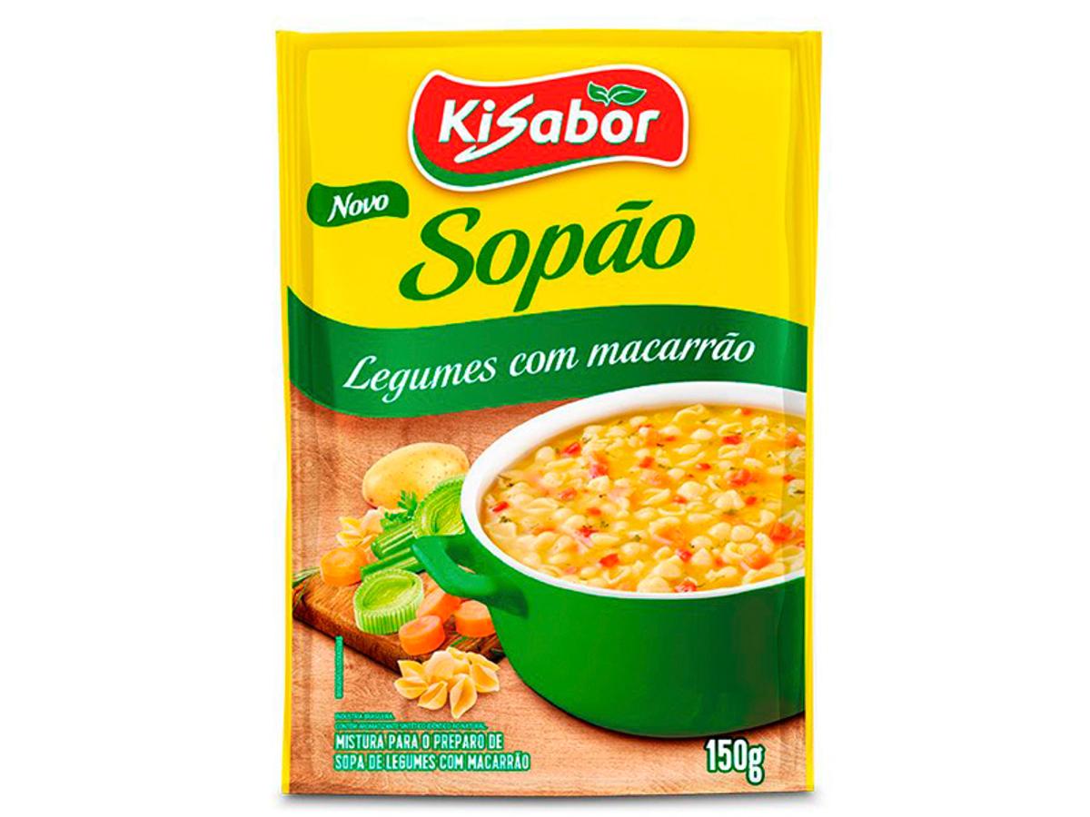 10400-KISABOR SOPAO DE LEGUMES COM MACARRAO 150GR 1X150GR