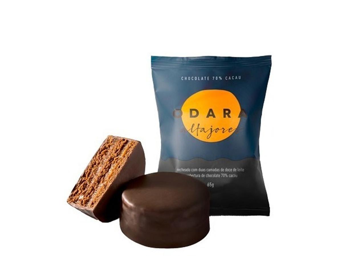10311-ALFAJOR ODARA 70% CACAU 65GR 1X12X65GR