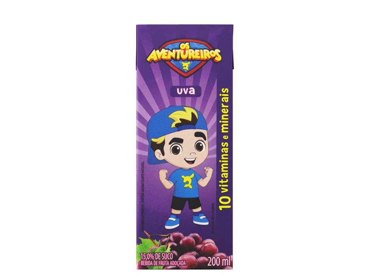 10284 - SUCO AVENTUREIROS 200ML UVA TP 1X200ML