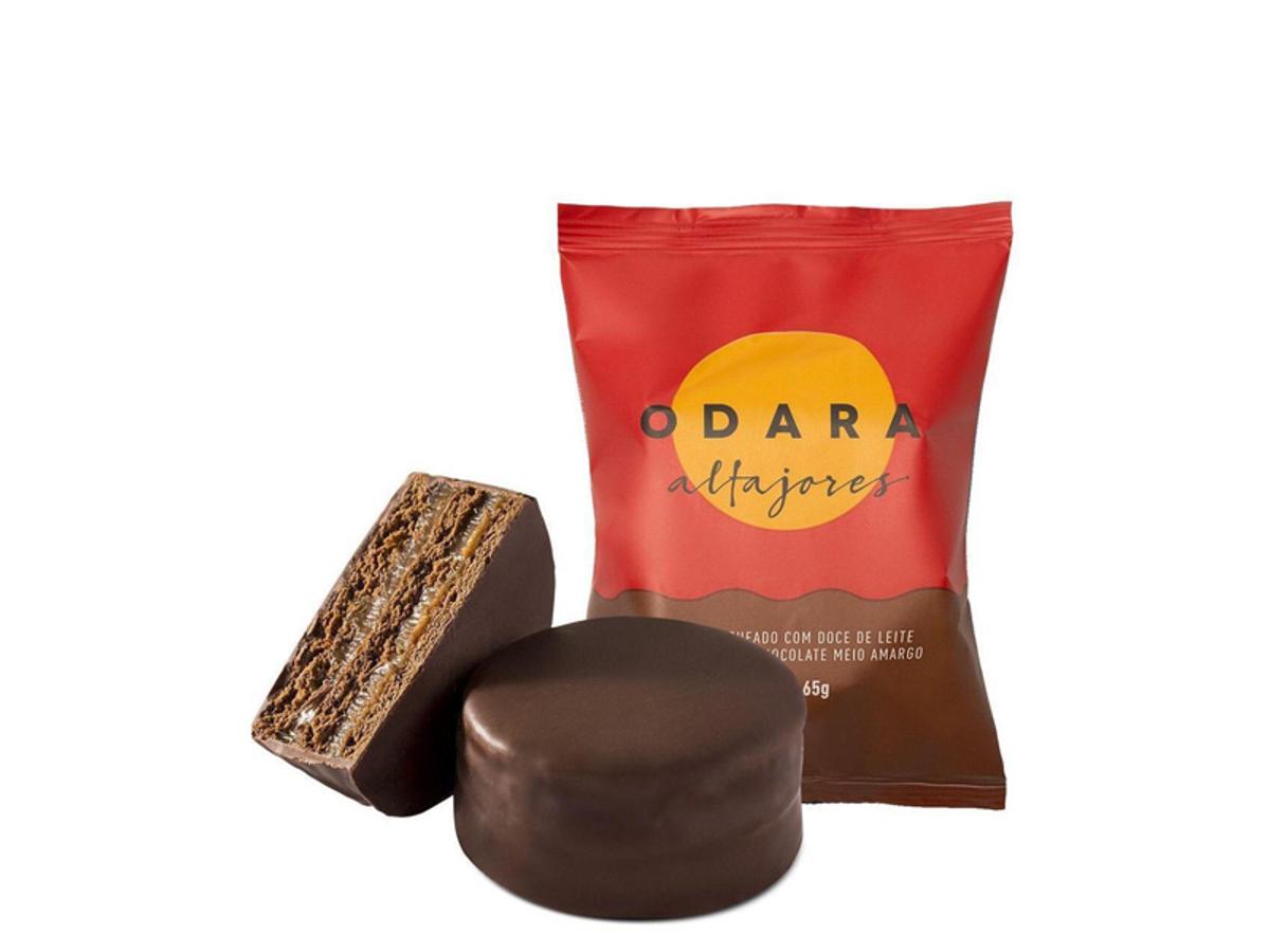 10309-ALFAJOR ODARA MEIO AMARGO 65GR 1X12X65GR