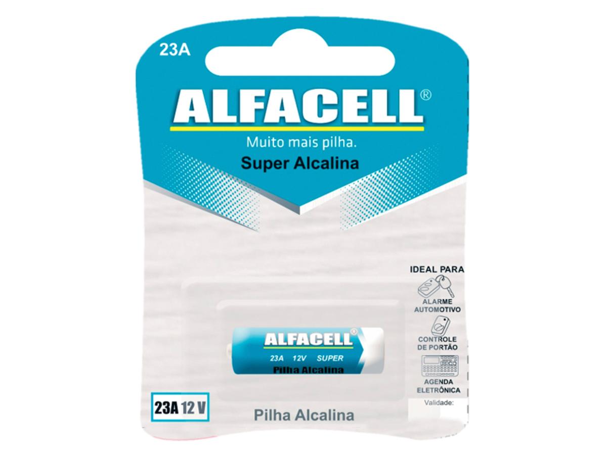 8951-PILHA ALFACELL ALCALINA 23A 12V (AZUL) 1X10UN